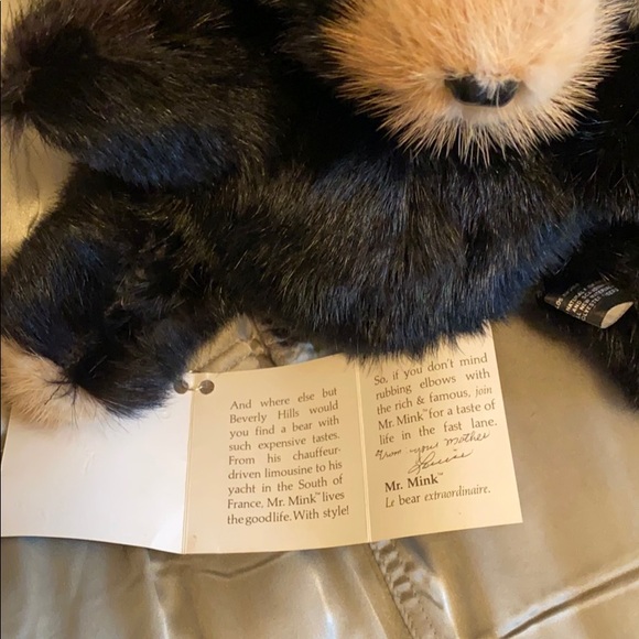 Genuine Luxurious Mink Vintage Adorable Teddy Bear - Picture 11 of 12